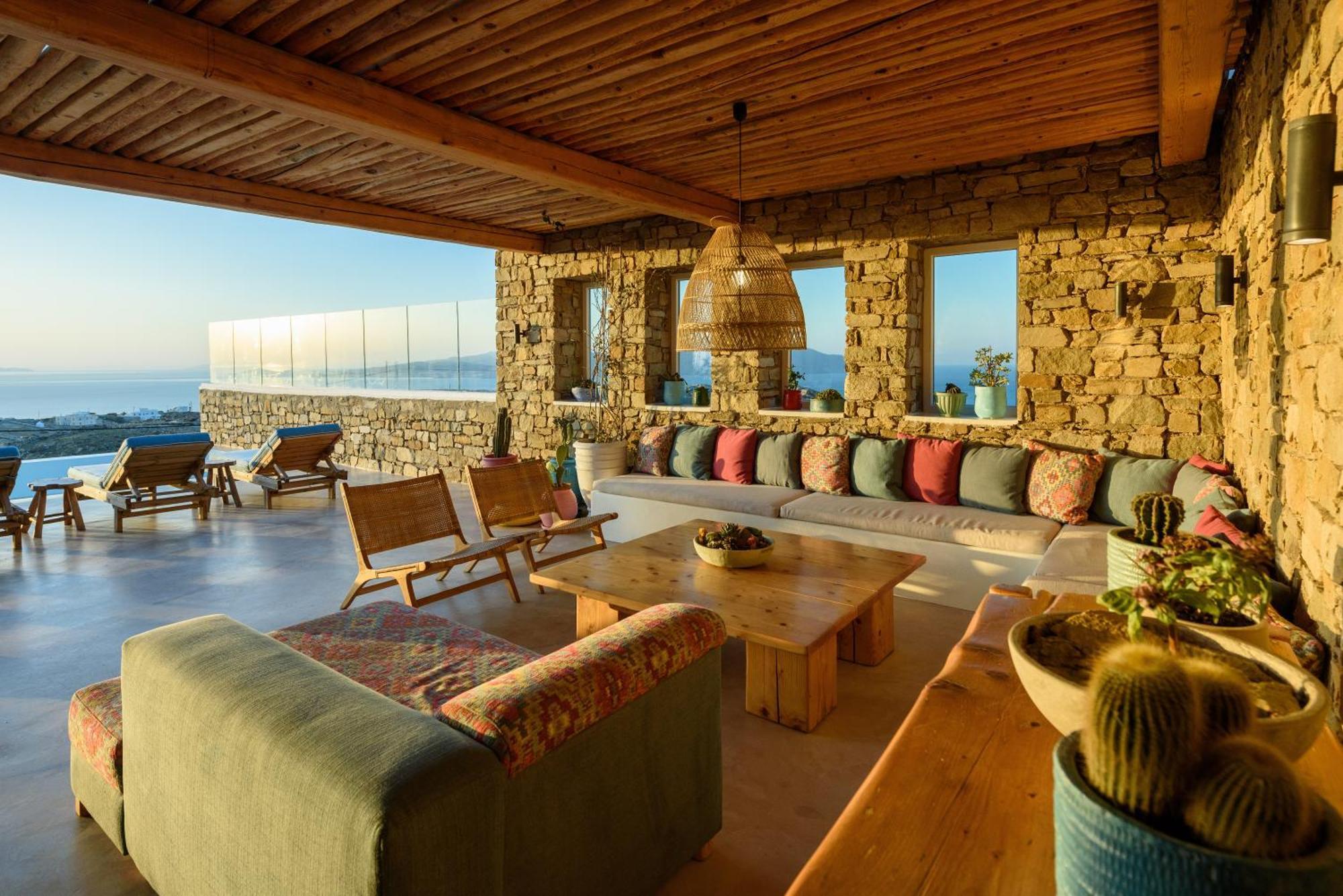 Villa Joy - Sunset Sea View Villa Mykonos Town Zewnętrze zdjęcie