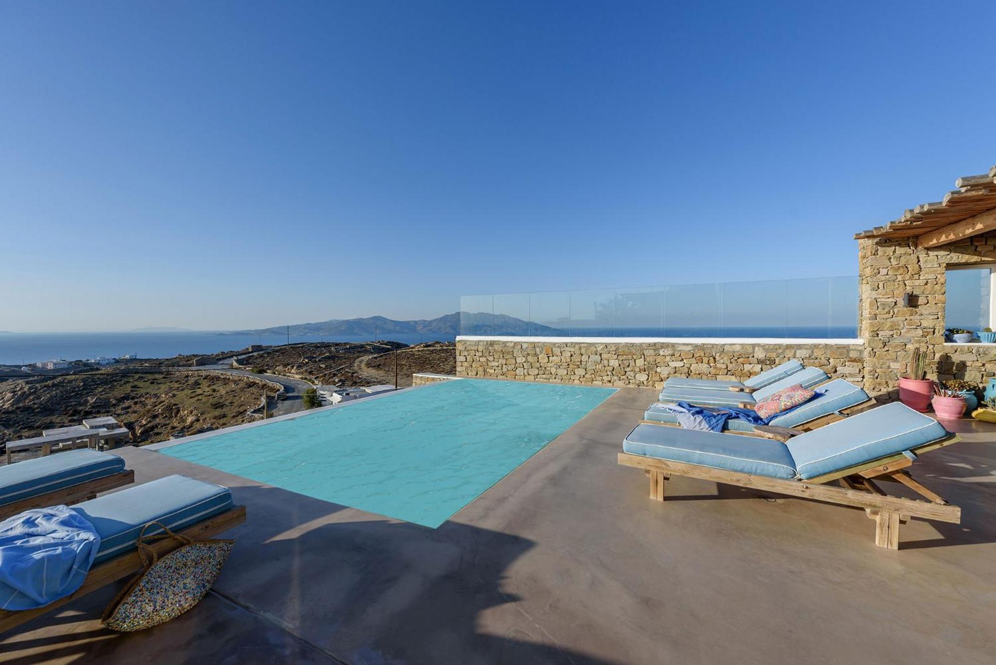 Villa Joy - Sunset Sea View Villa Mykonos Town Zewnętrze zdjęcie