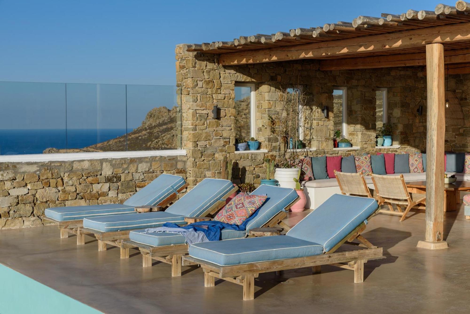 Villa Joy - Sunset Sea View Villa Mykonos Town Zewnętrze zdjęcie
