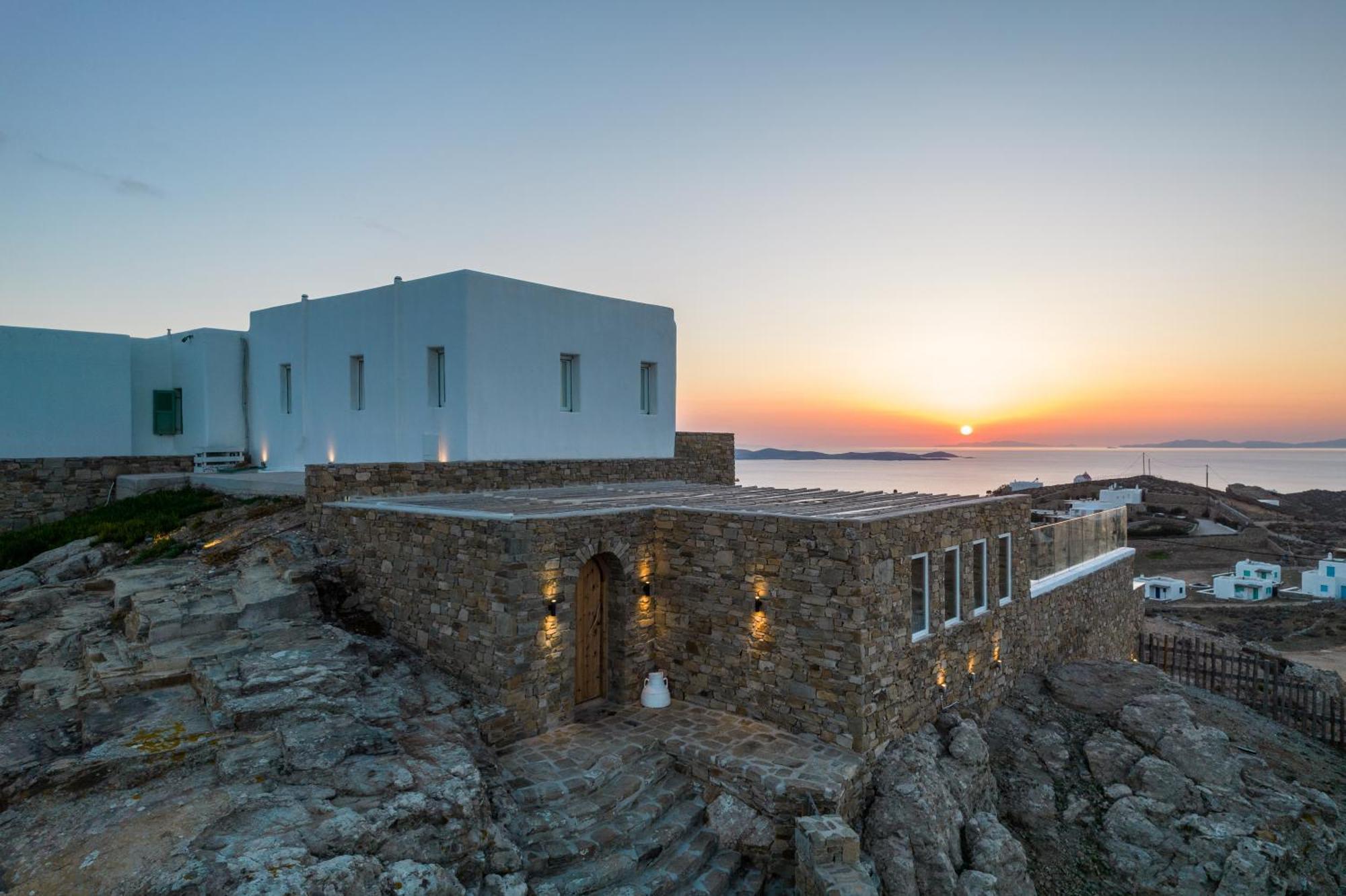 Villa Joy - Sunset Sea View Villa Mykonos Town Zewnętrze zdjęcie
