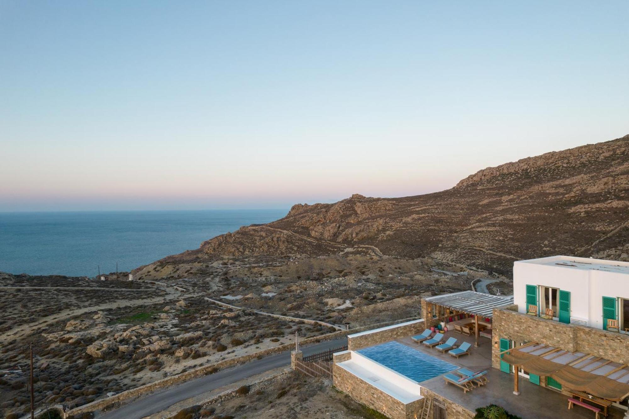 Villa Joy - Sunset Sea View Villa Mykonos Town Zewnętrze zdjęcie