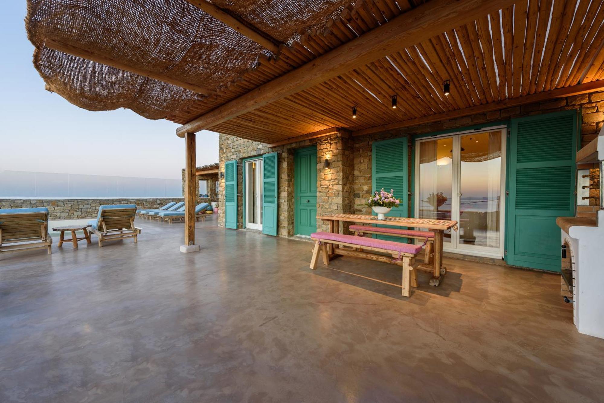 Villa Joy - Sunset Sea View Villa Mykonos Town Zewnętrze zdjęcie
